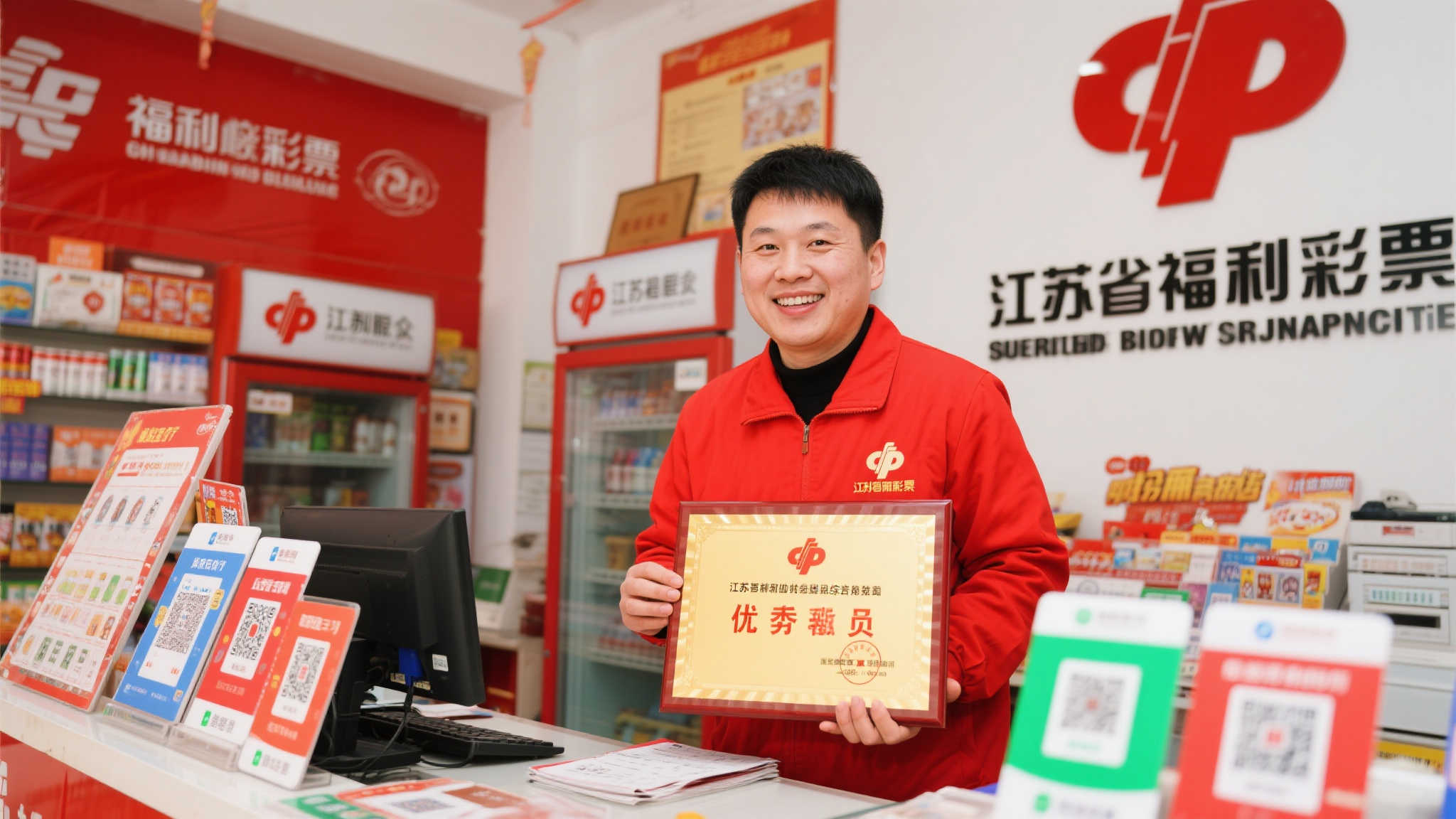 榜样引领成长力量——江苏福彩杰出销售员展示